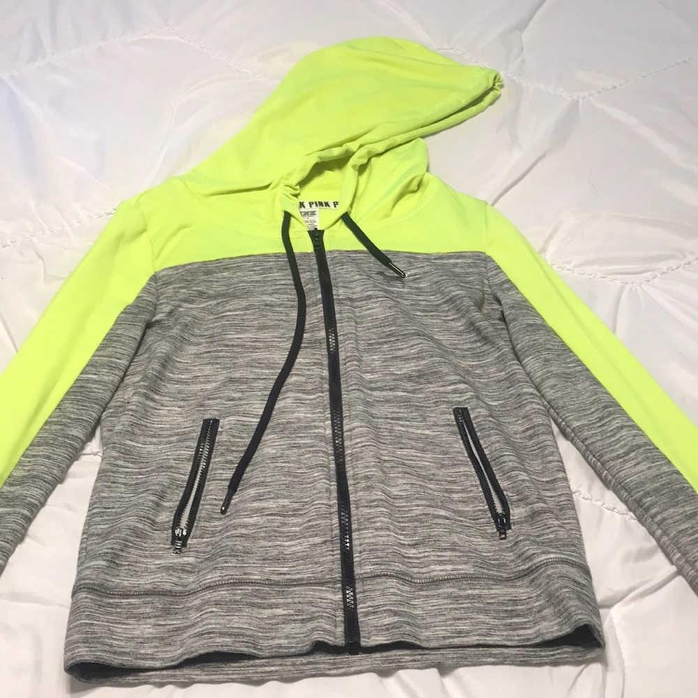 Pink zip up